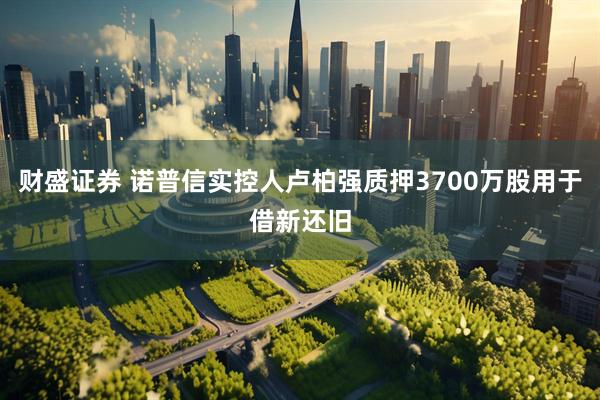 财盛证券 诺普信实控人卢柏强质押3700万股用于借新还旧